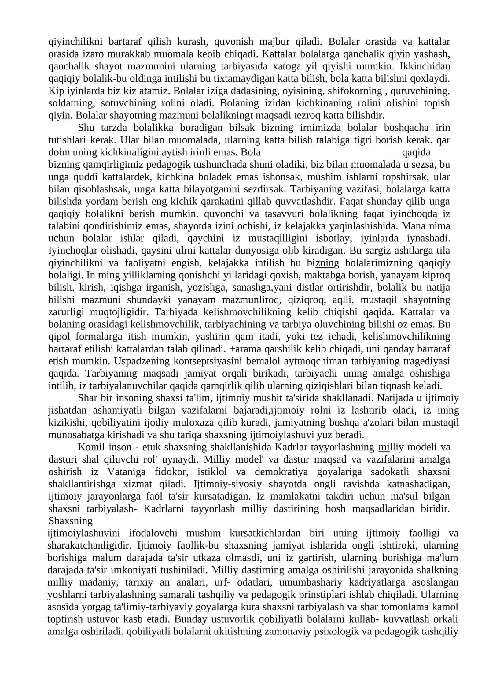 Maktabgacha tarbiya yoshidagi bolalar bilan olib boriladigan ijtimoiy-pedagogik faoliyat 2