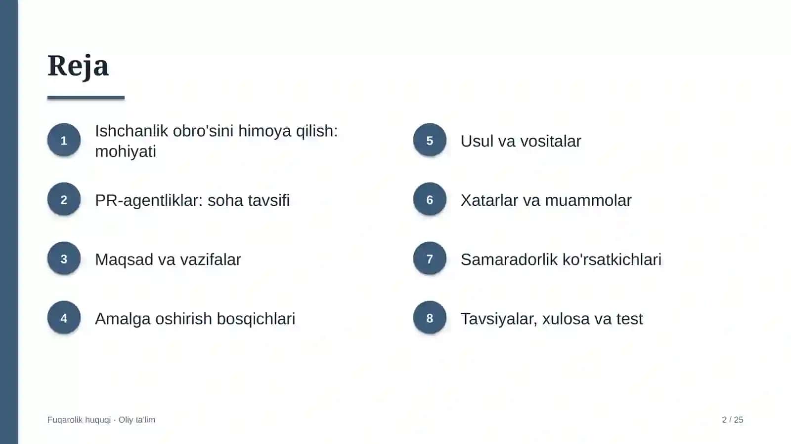 pr agentliklarda ishchanlik obro'sini himoya qilish 1761 2