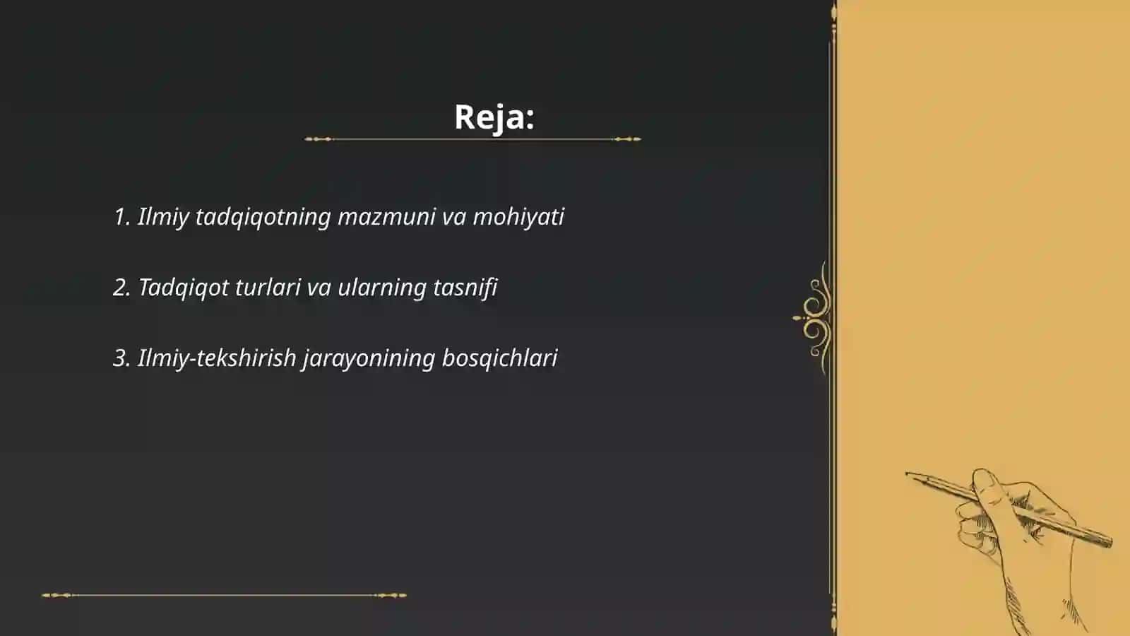 SILLABUS - Ilmiy tadqiqot metodologiyasi 2