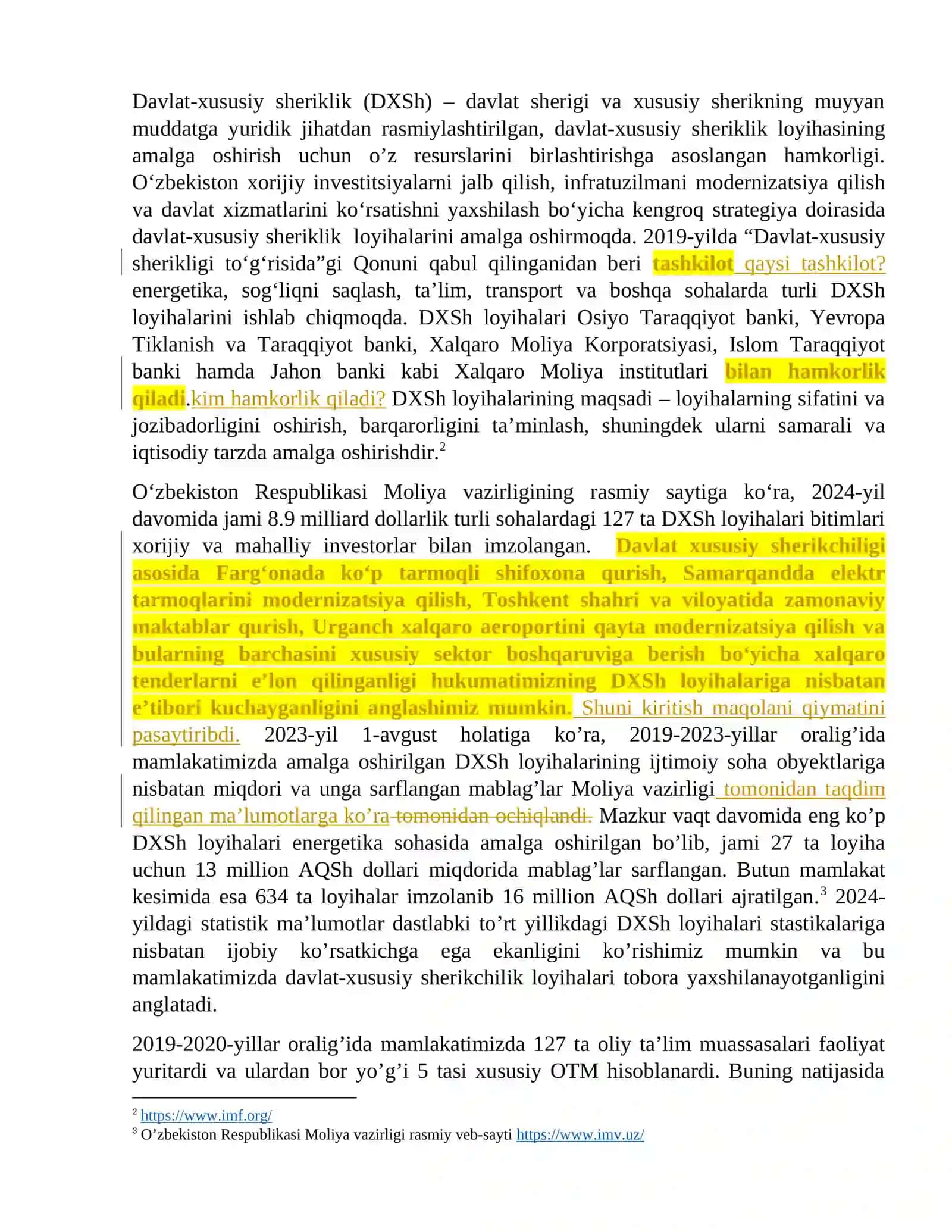 Risks in State and Private Partnership 2