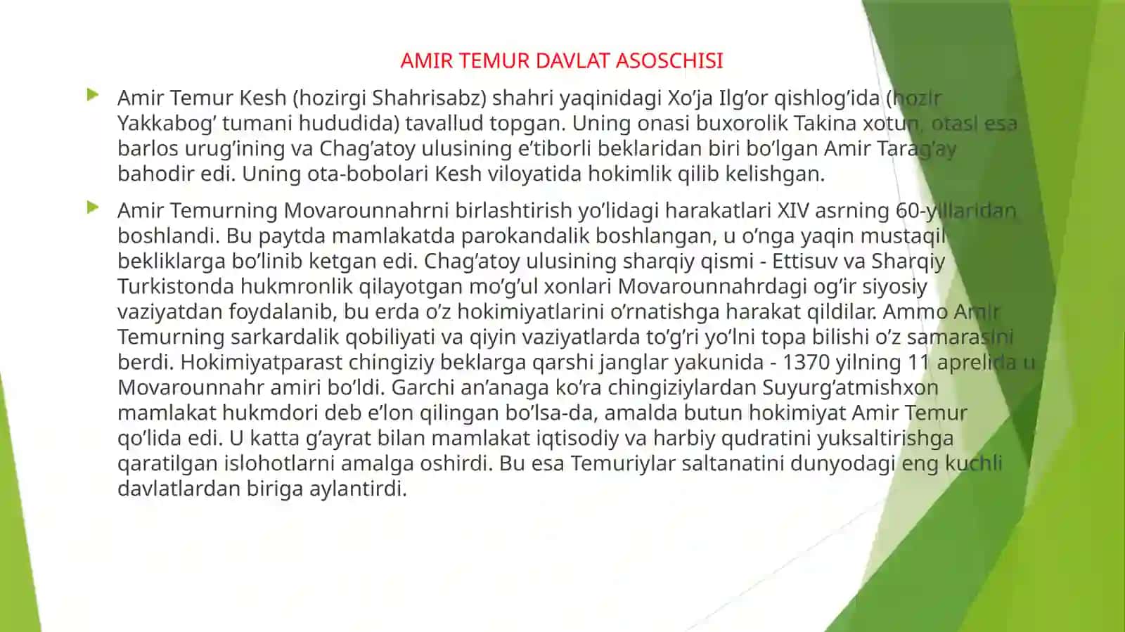 TEMURIYLAR HUKMDORLARI 2
