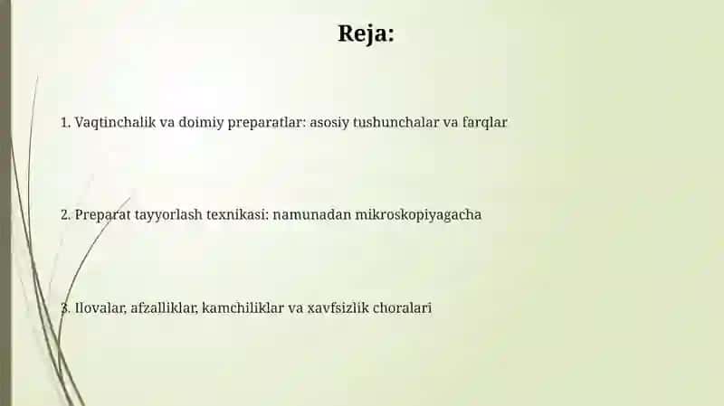 Vaqtinchalik va Doimiy Preparatlar: Umumiy Ko'rinish 2