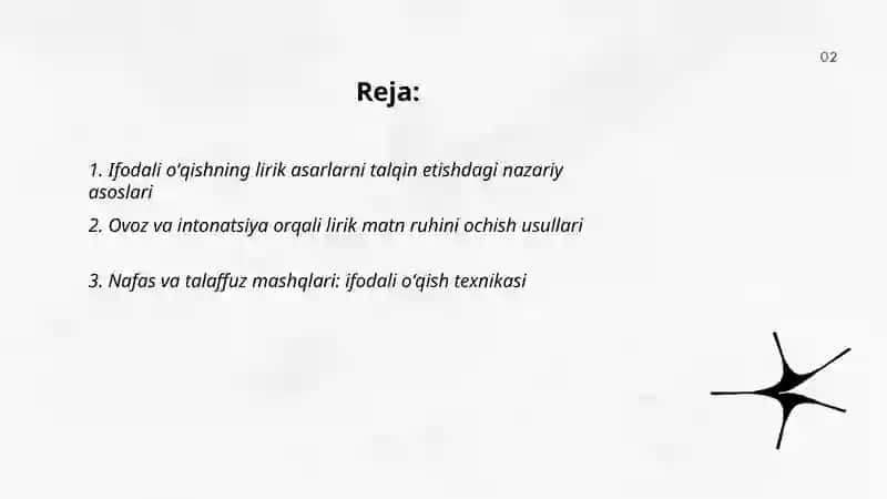 Lirik asarlarni oʻrganishda ifodali oʻqishning oʻrni va ahamiyati 2