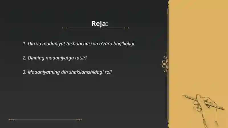 Din va madaniyat 2
