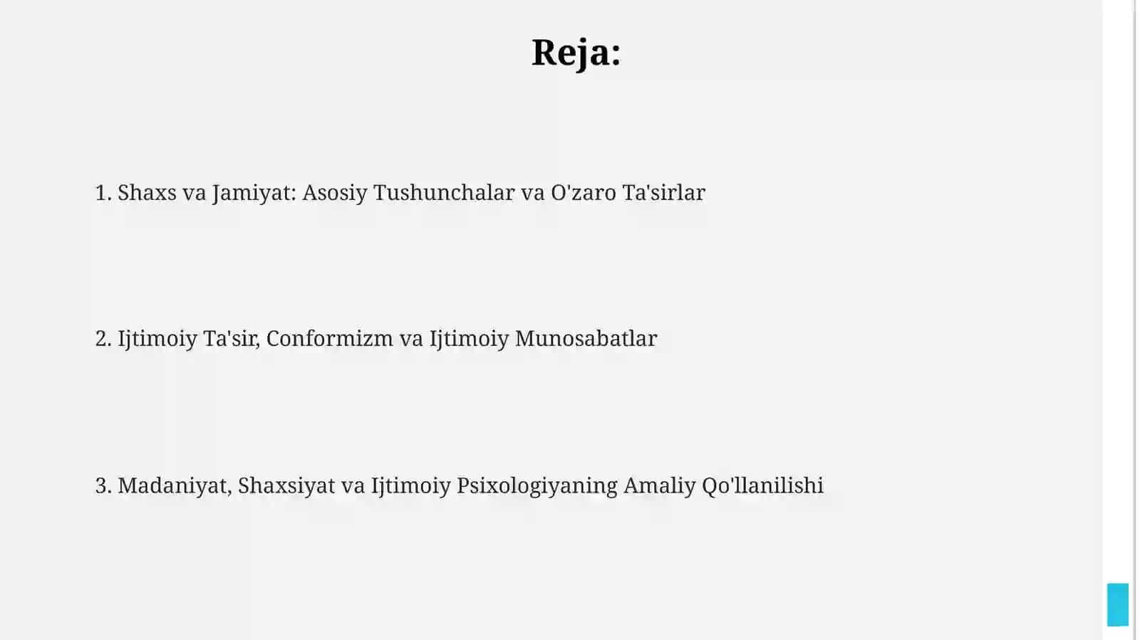 Psixologiyada shaxs va jamiyat muammosi 2
