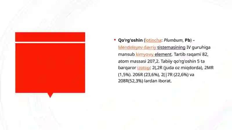 Pb+2 ionning ajratish va konsentrlash hamda aniqlashda qo’laniladigan fizik-kimyoviy usullari 2
