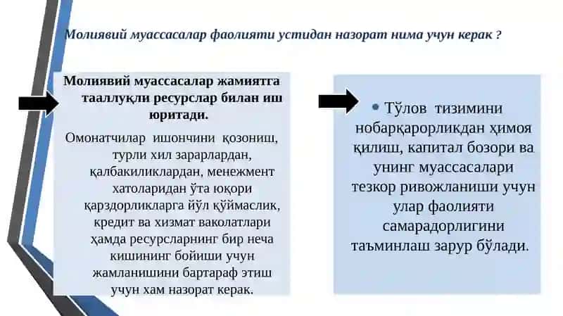 Islom moliyasida faoliyatlar ustidan nazorat 2
