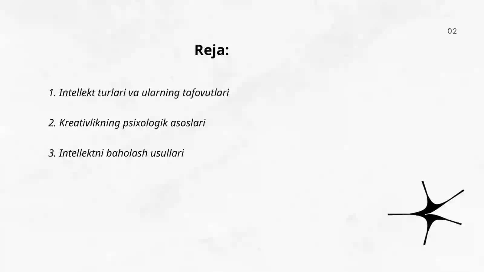 Intellekt va kreativlik nazariyalari (psixologiya oid) 2
