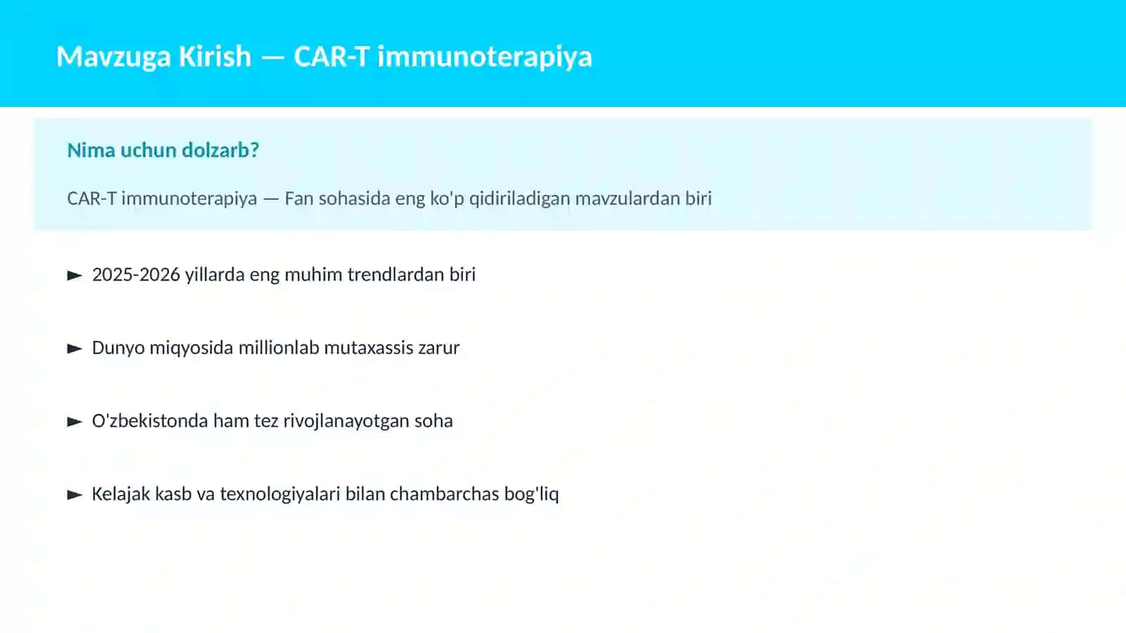 CAR-T immunoterapiya 2