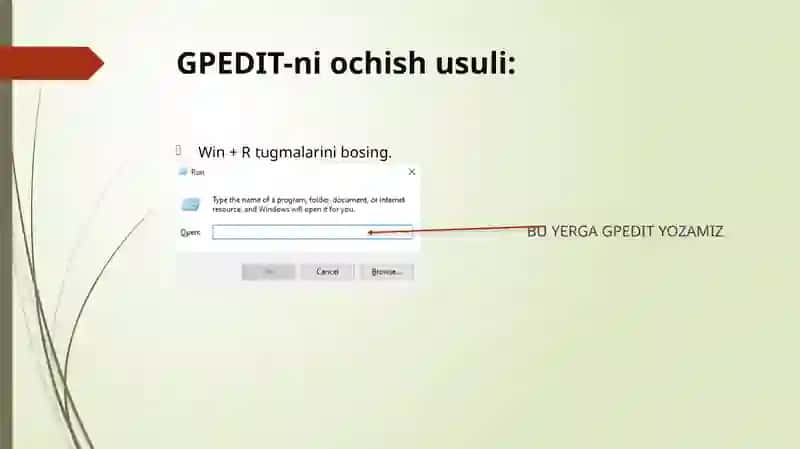 Windows updateni o’chirish 2