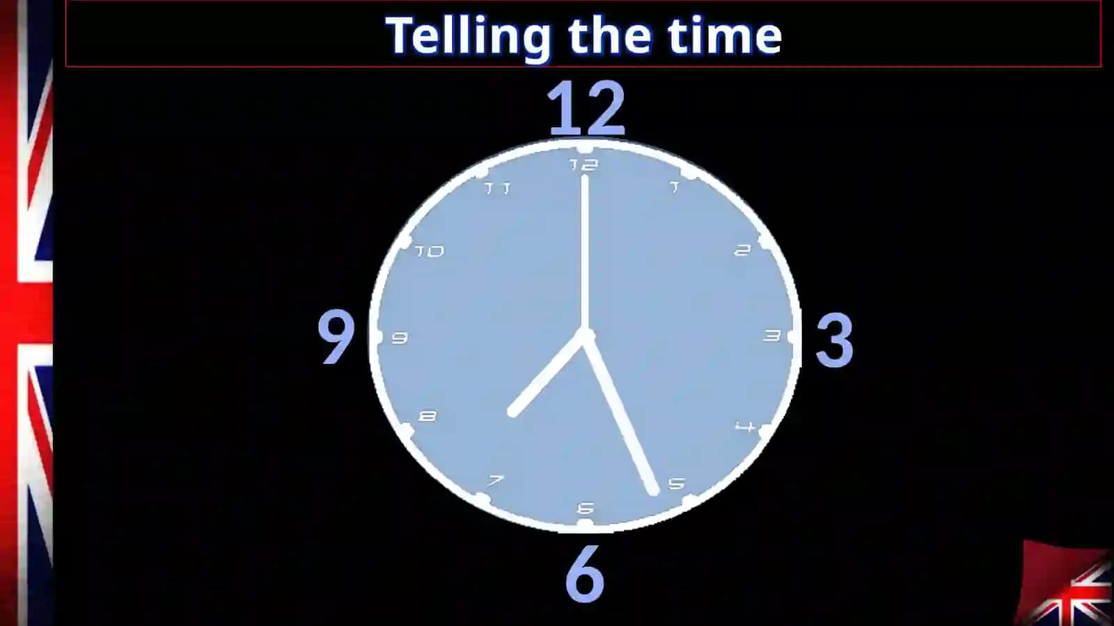 Telling the time 2