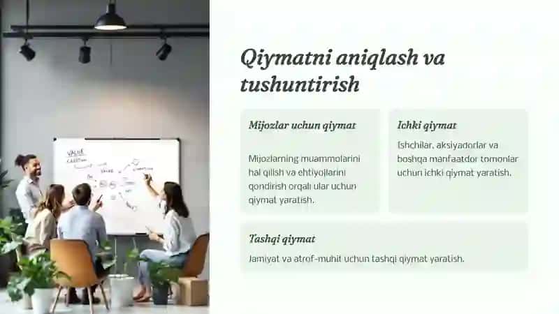 Qiymat yaratishga asoslangan strategiyalar 2