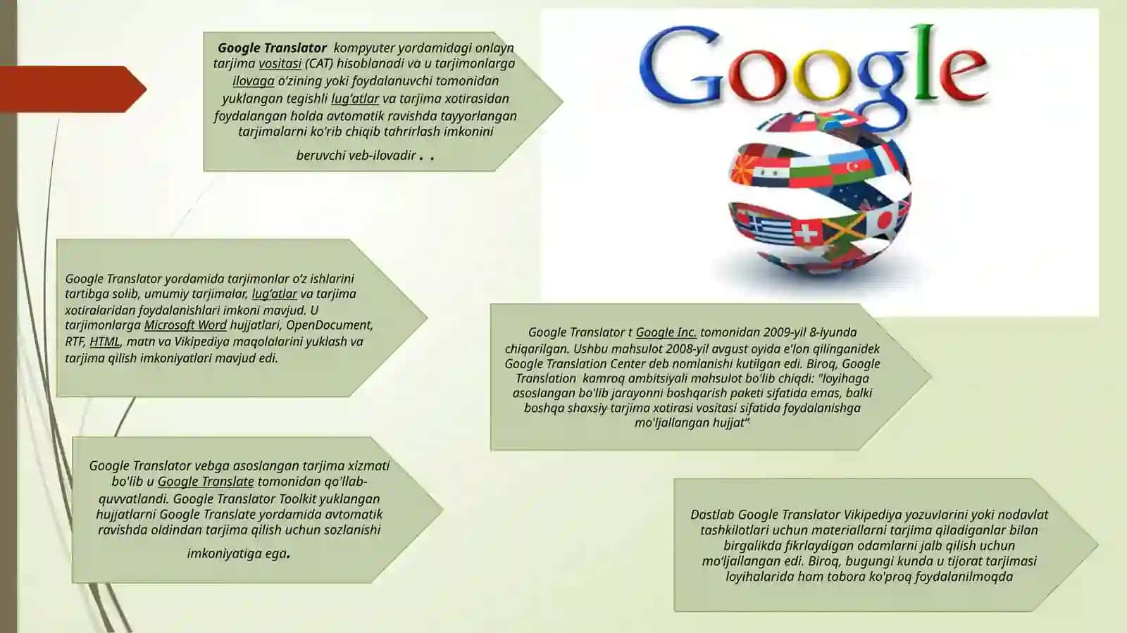 Google translator tarjimasini leksik va grammatik jihatdan analiz qilish (3) 2
