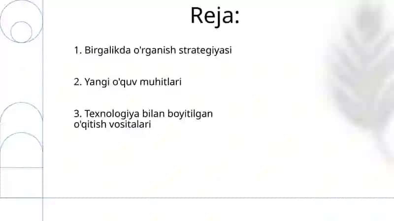 Ta'lim jarayonini tashkil etishning innovatsion shakl, metod va vositalari 2