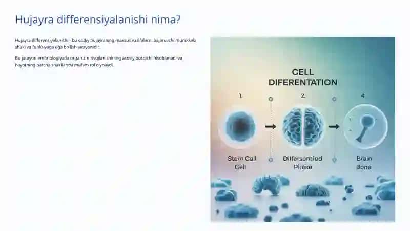 Hujayra differensiyalanishi 2
