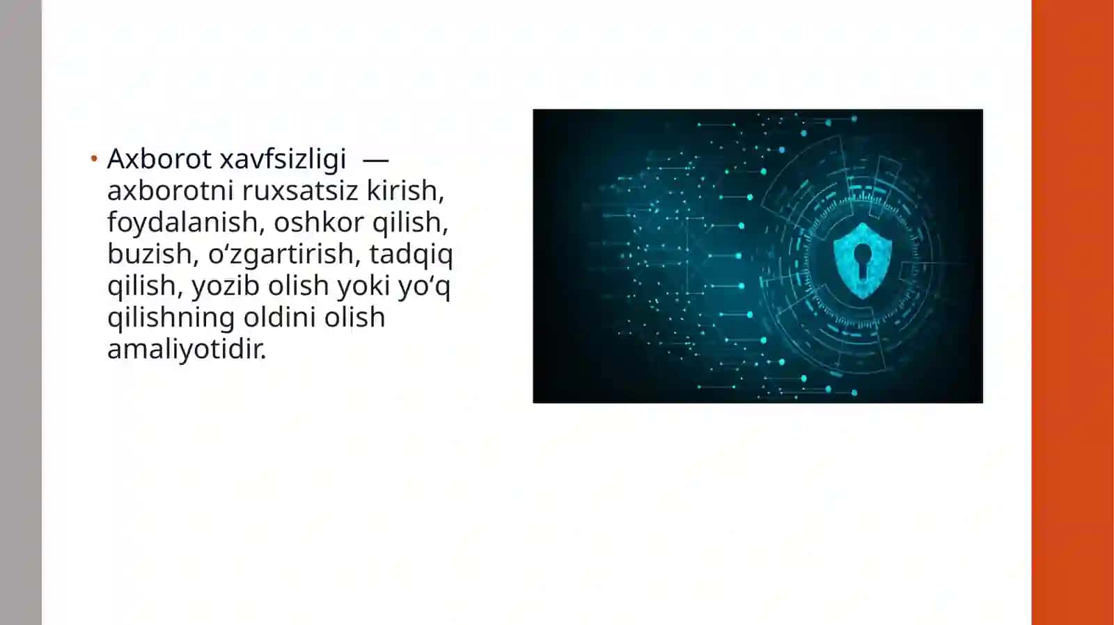 Axbotot xavfsizligi 2