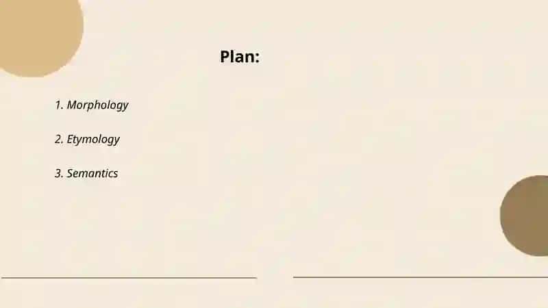 Connection of structure and meaning of words 2