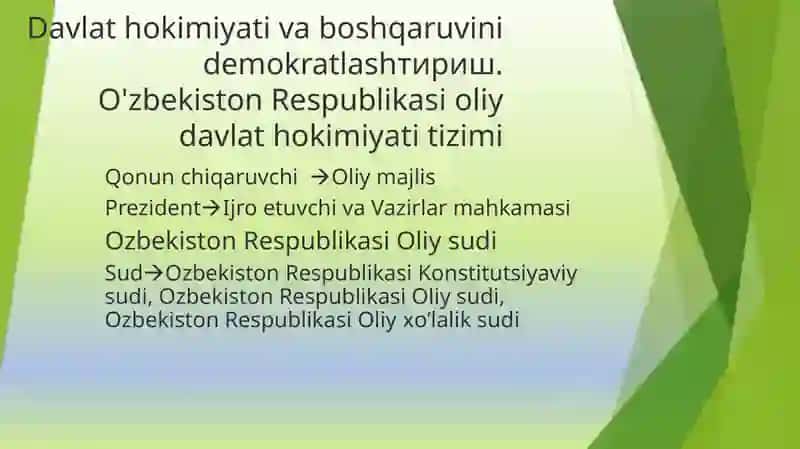 O’zbekistonda demokratik, fuqarolik jamiyati asoslarin 2