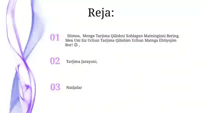 Menga Tarjima Qilish 2