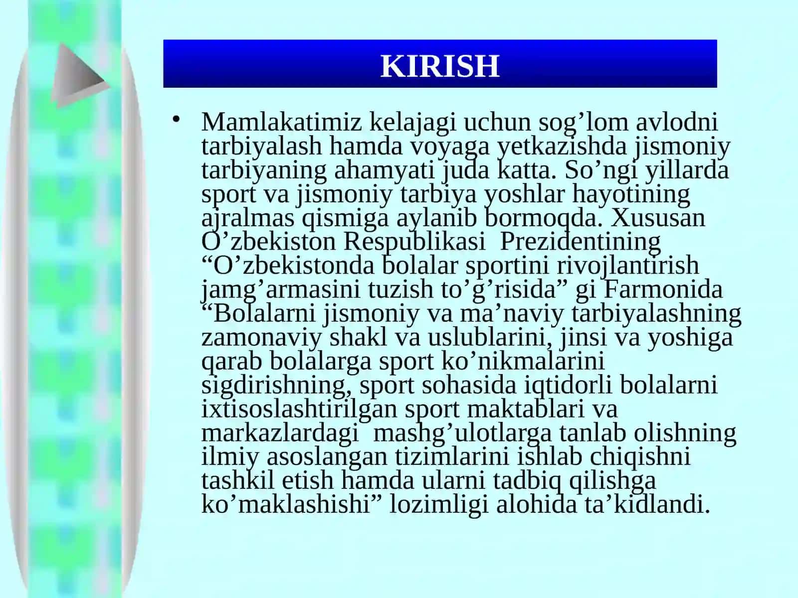 Darsdan tashqari oʻynaladigan oʻyinlarni oʻtkazish 2