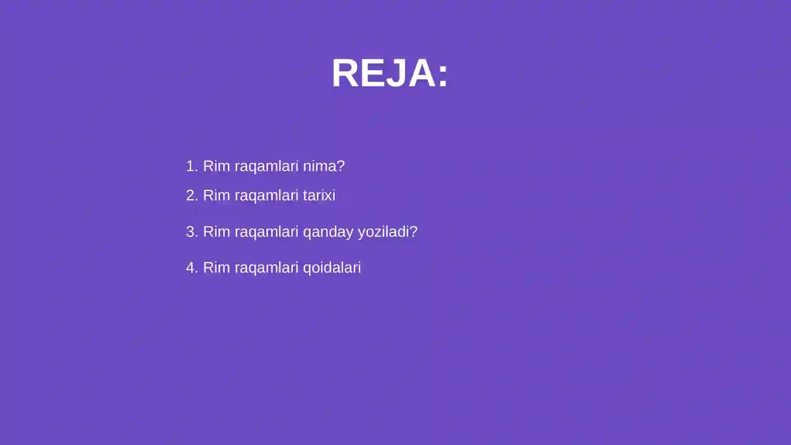 Rim raqamlari 2