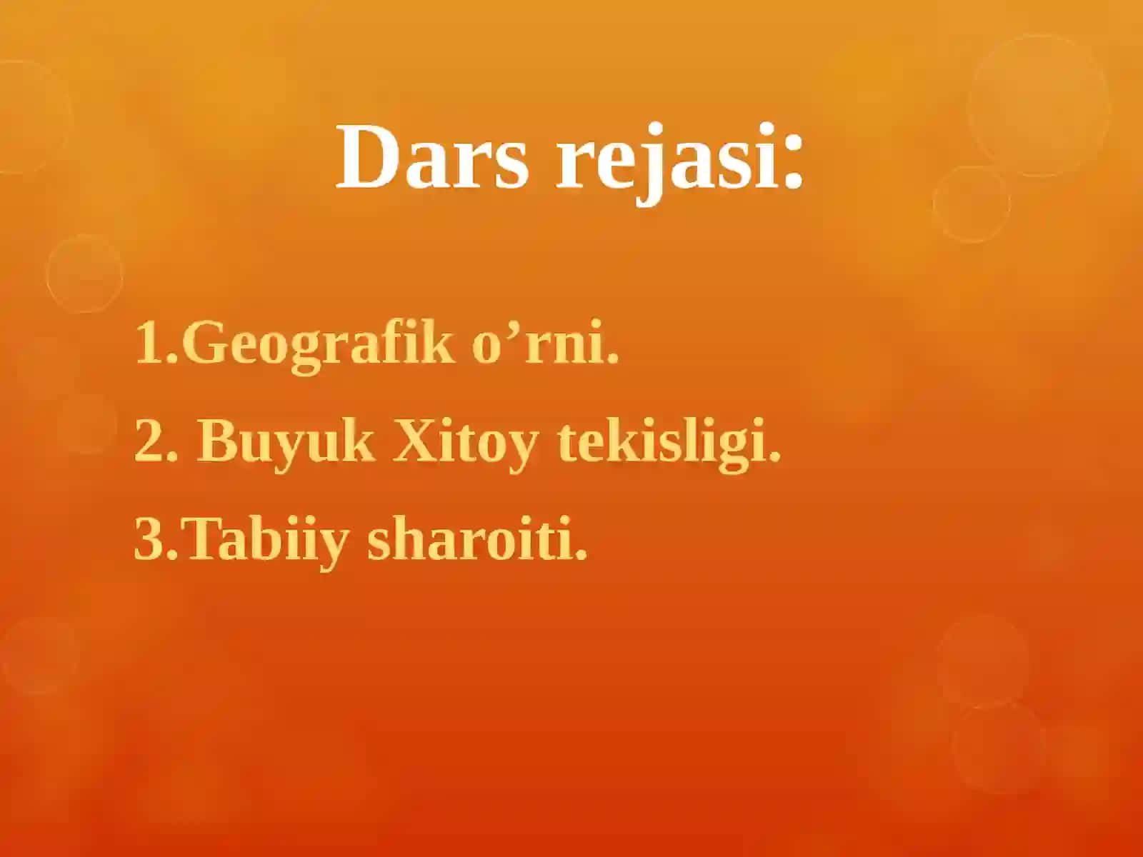 Sharqiy Osiyo 2