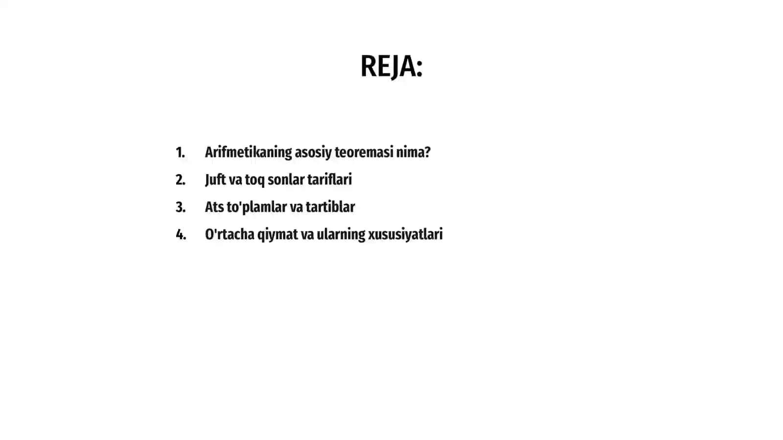 Arifmetikaning asosiy teoremasi 2
