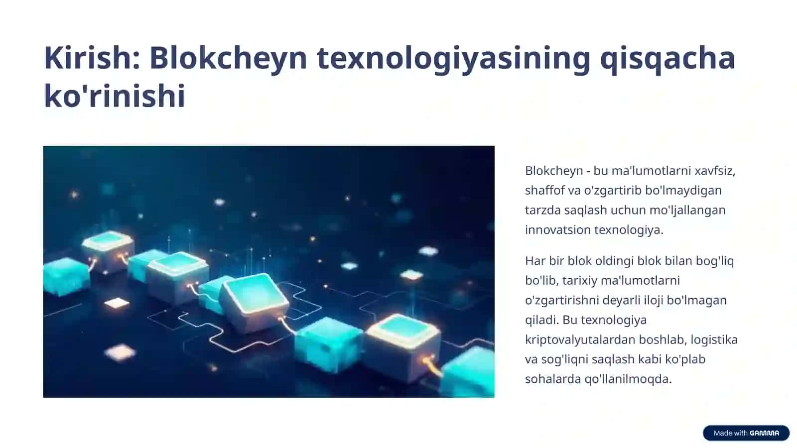 Blokcheyn tizimlarida axborot xavfsizligi: Asosiy tamoyillar va amaliyotlar 2