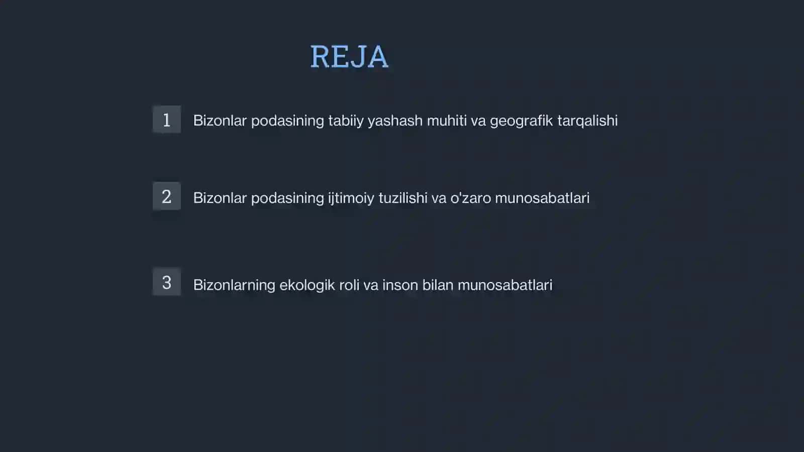 Bizonlar podasi haqidagi faktlar 2