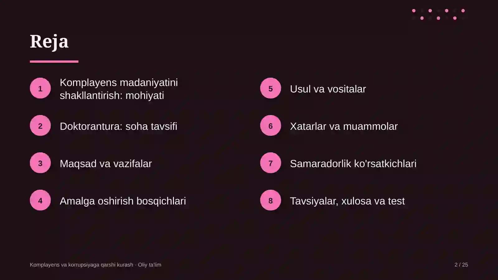 doktoranturada komplayens madaniyatini shakllantirish 7393 2