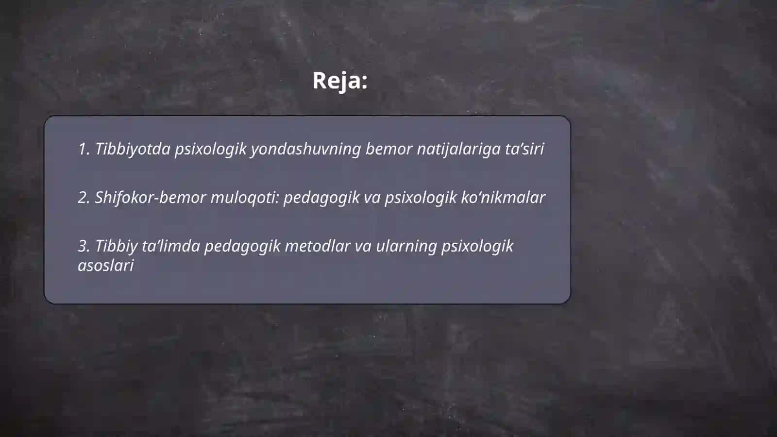 Tibbiyotda psixologiyasi va pedagogik bilimlarni oʻrni va ahamyati 2