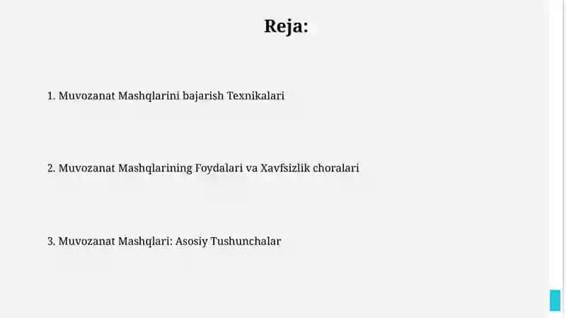Muvozanat Mashqlarini bajarish 2