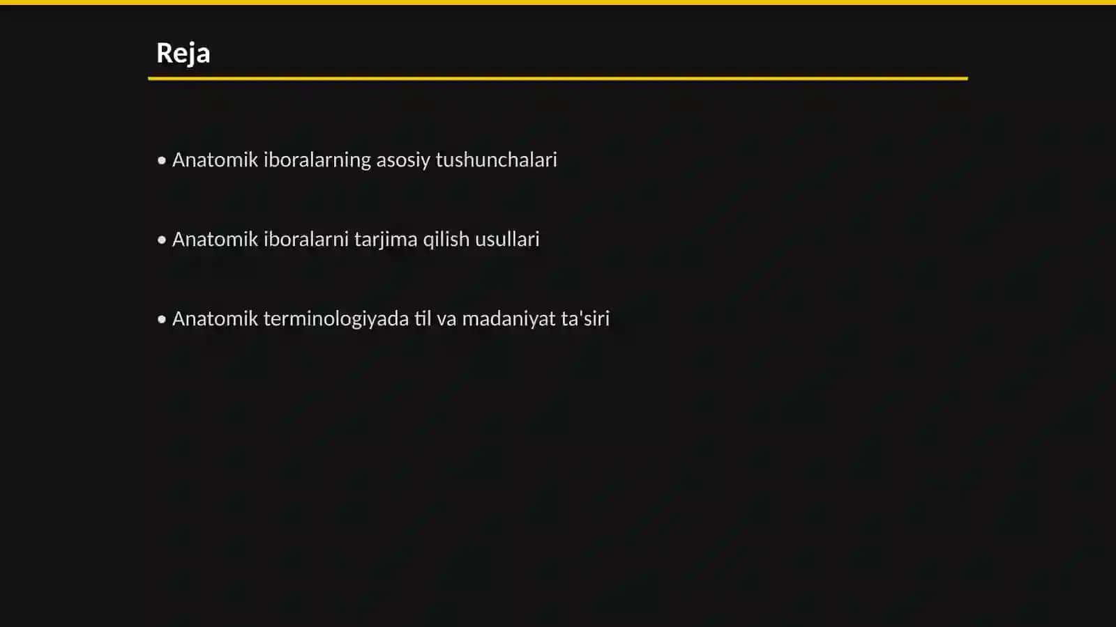 Anatomik iboralarning tarjimasi 2
