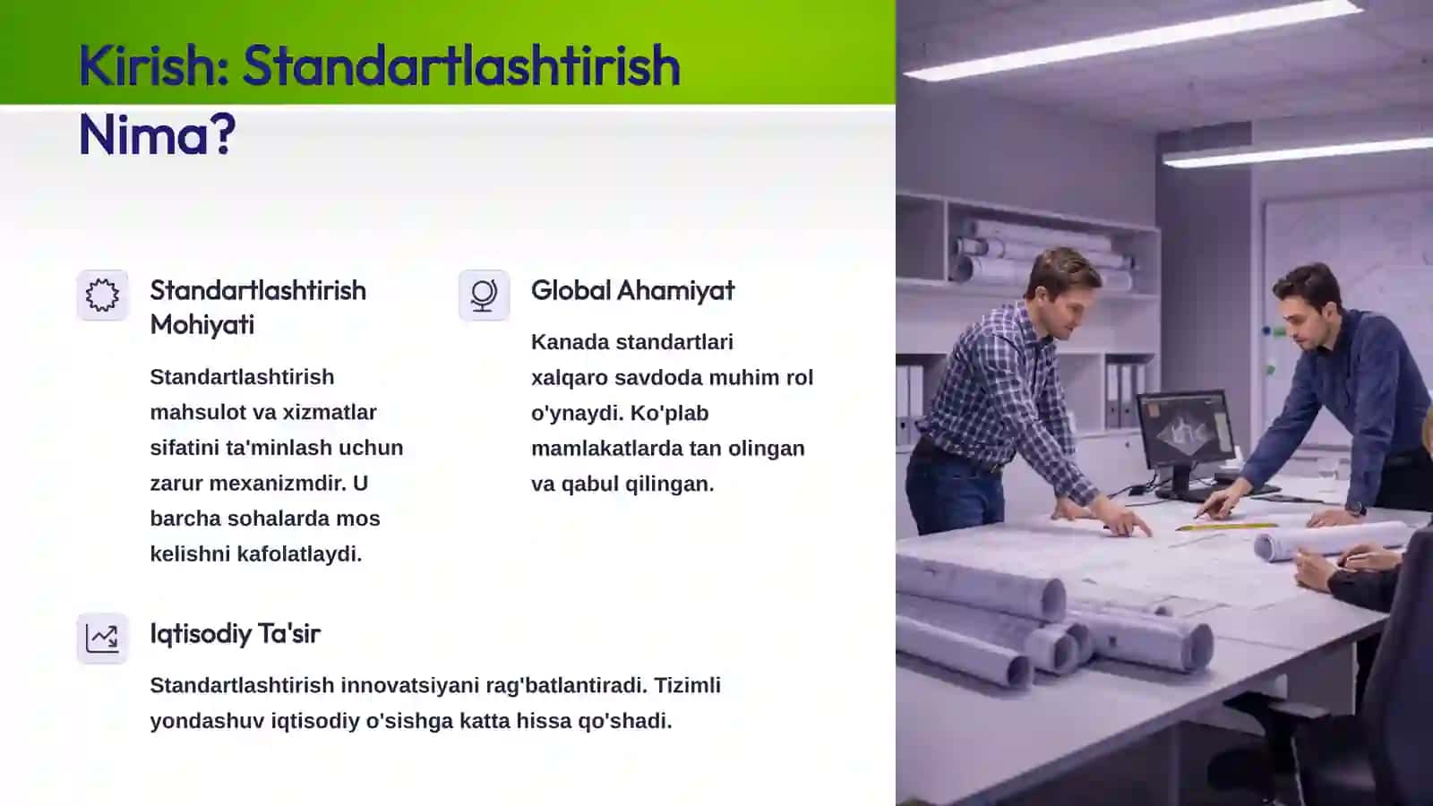 Standartlashtirish mohiyati 2