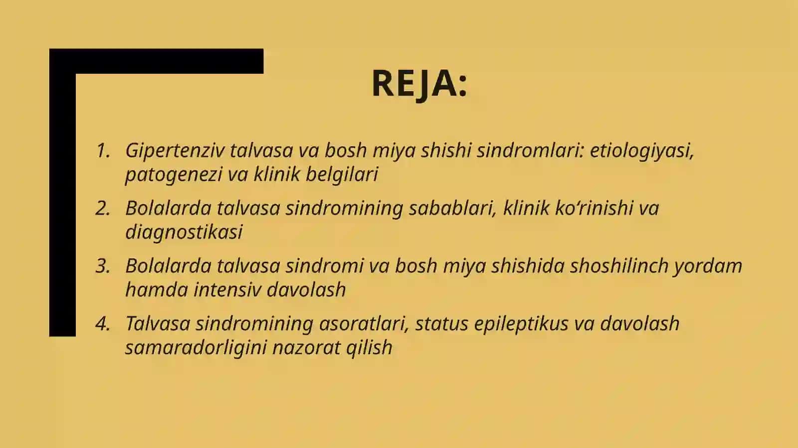 Gipertenziv talvasa va bosh miya shishi sindromlari: etiologiyasi, patogenezi va klinik belgilari 2