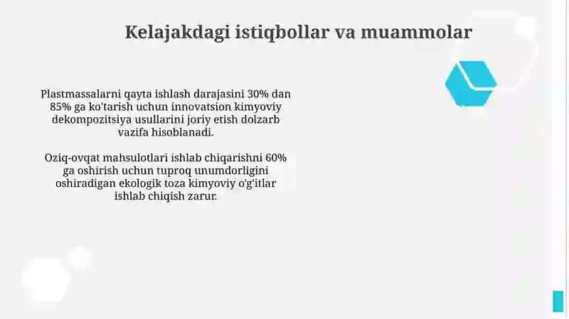 Qishloq xo‘jaligida kimyoning roli 2