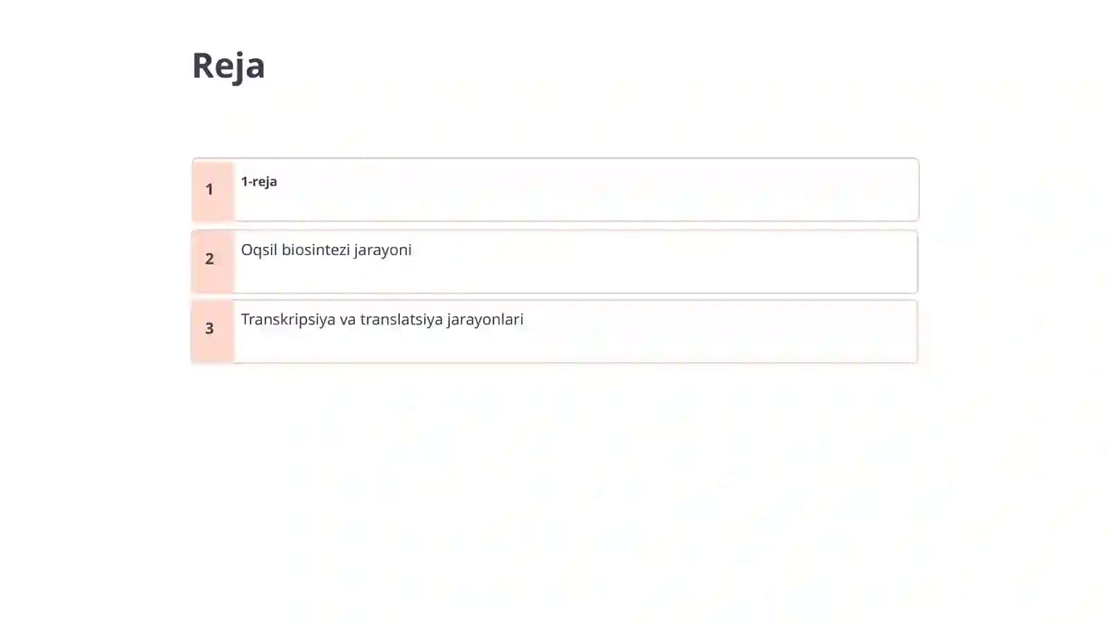 Oqsil biosintezi 2