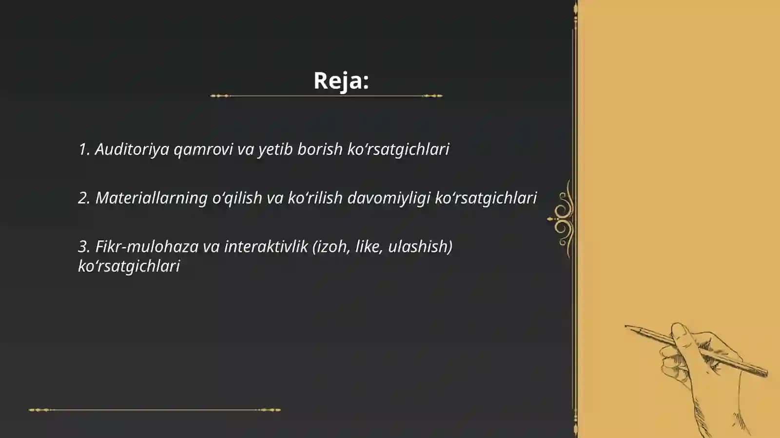 Jurnalistika samaradorligi koʻrsatgichlari 2