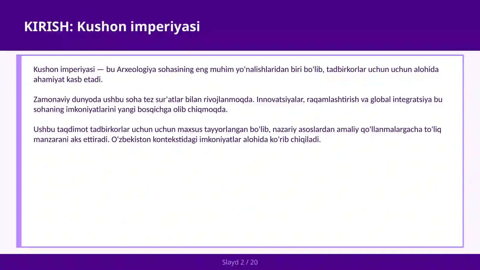 Kushon Imperiyasi 2