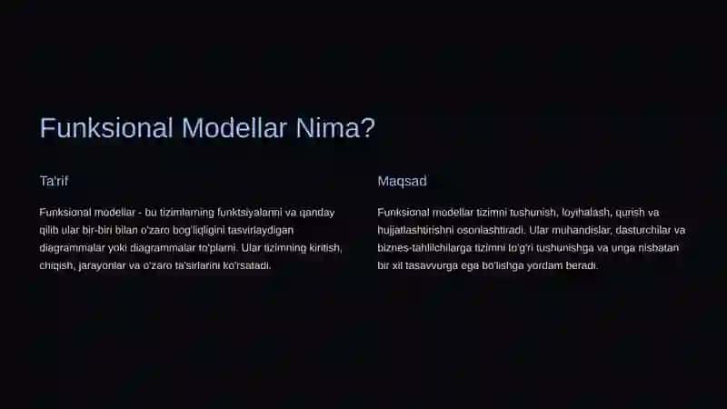 Funksional Modellar 2