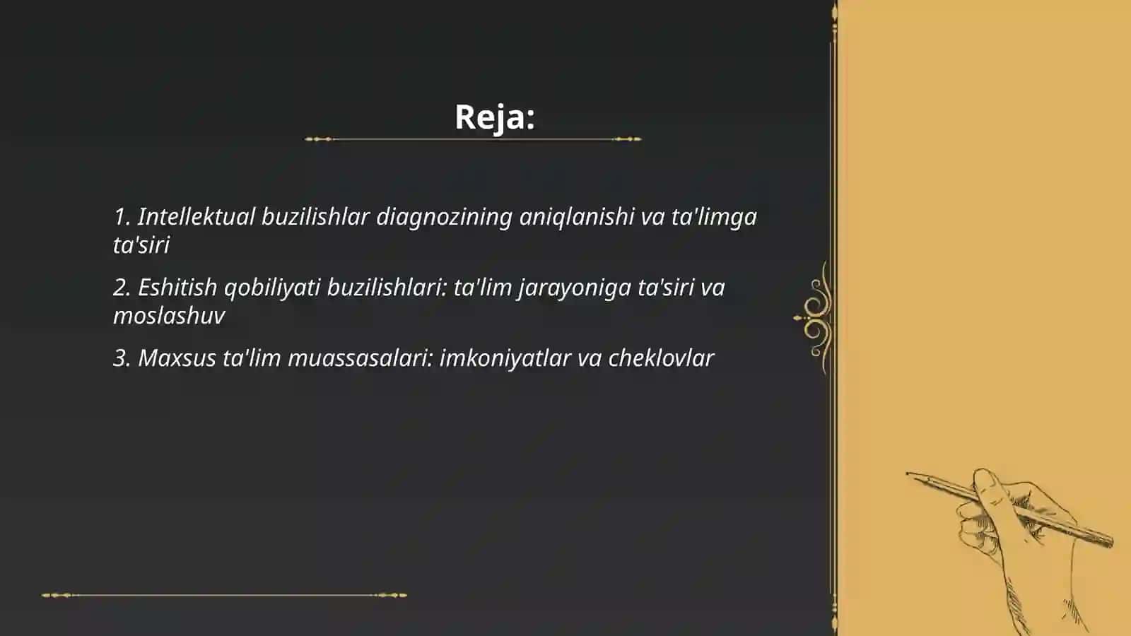 Intellekti va eshitishi buzilgan bolalarning ta'lim jarayonining o'ziga xosligi 2
