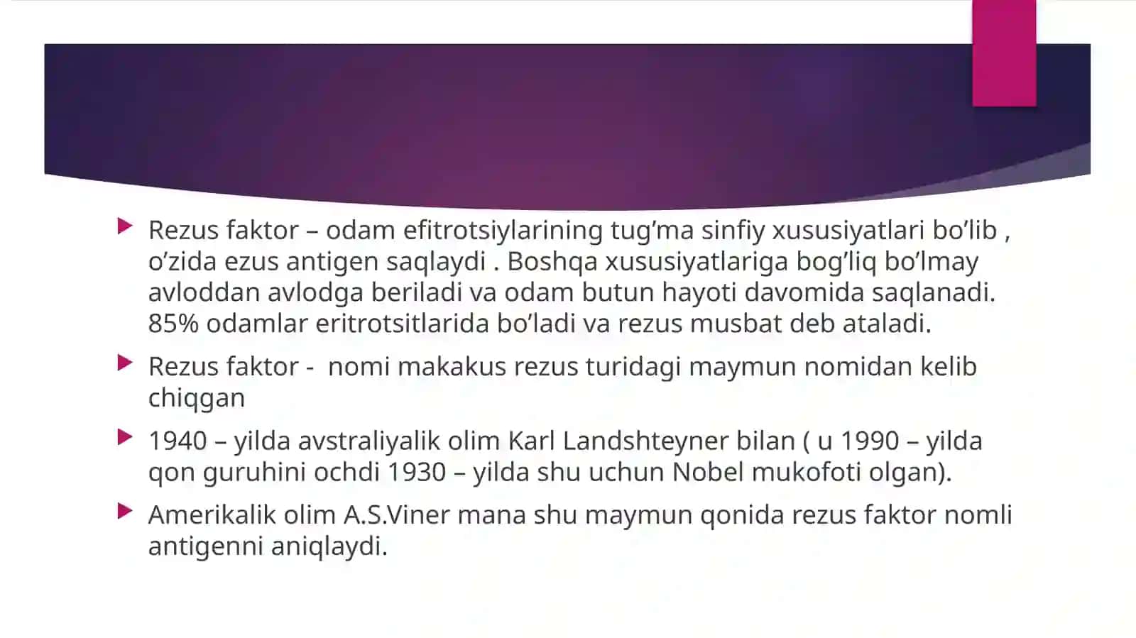 Ona va bolada rezus nomutanosiblik 2