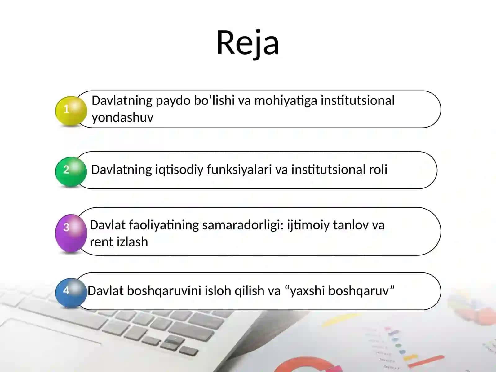 DAVLAT INSTITUTSIONAL TASHKILOT SIFATIDA 2
