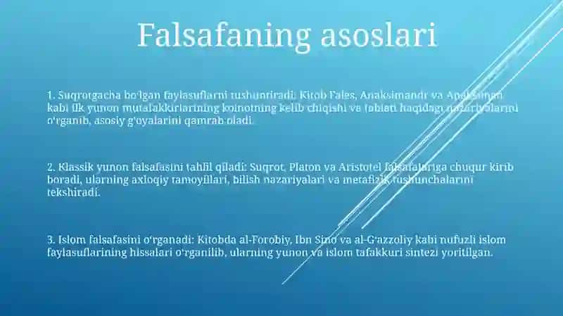 Falsafa Fani To'G'Risida O'Tmish Mutafakkirlarining Fikrlari 2