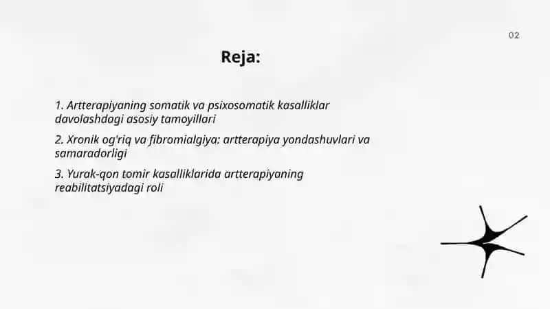 Somatik va psixosomatik kasalliklarda artterapiyaning o'rni 2