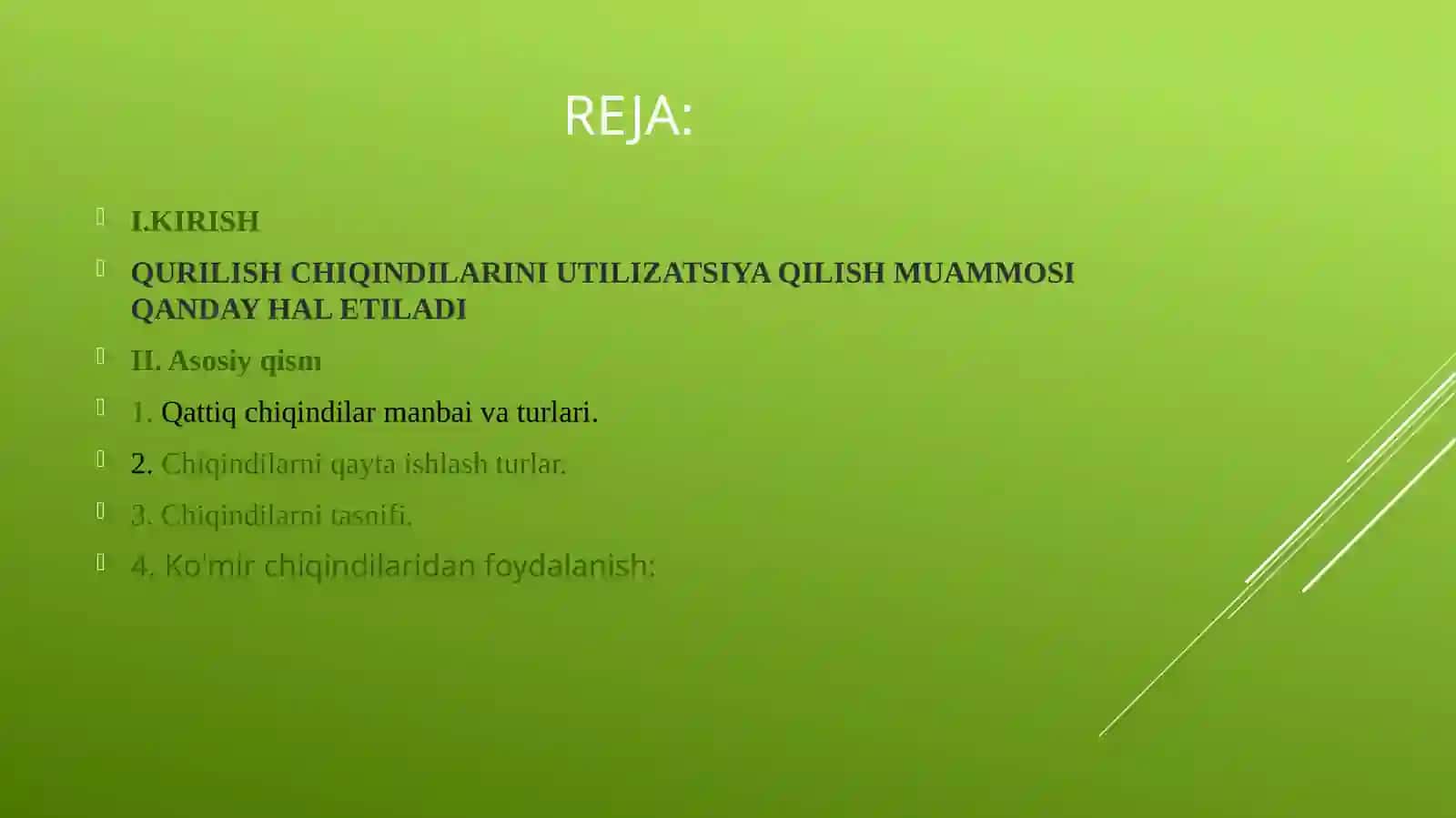 Qurilish chiqindilarini utilitasiya qilish va qayta ishlash 2