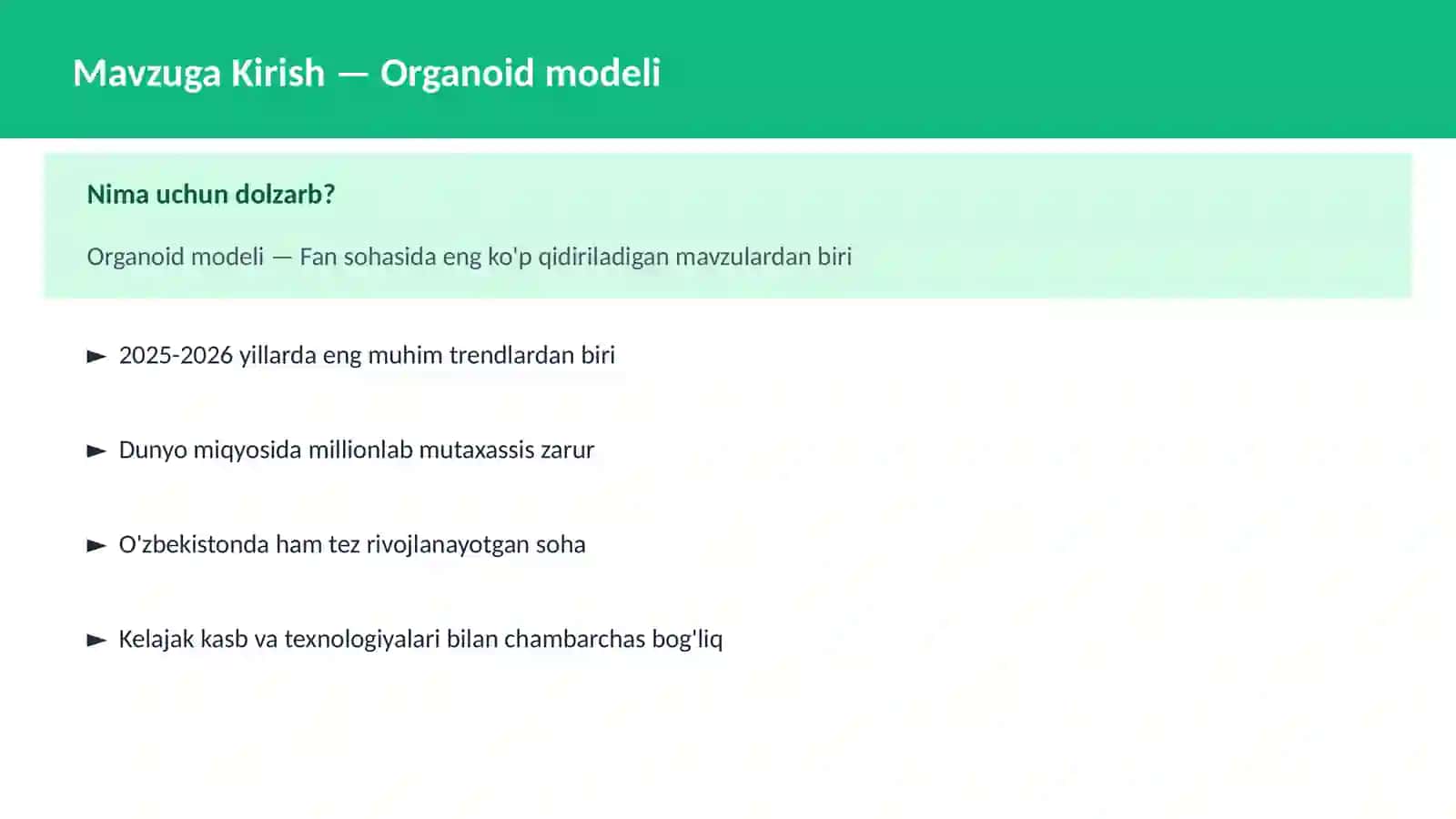 Organoid modeli 2