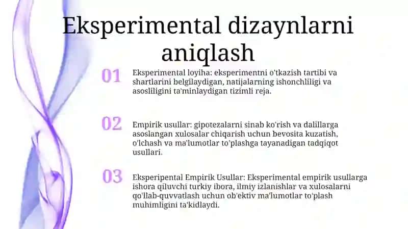 Eksperipental Empirik Usullar 2