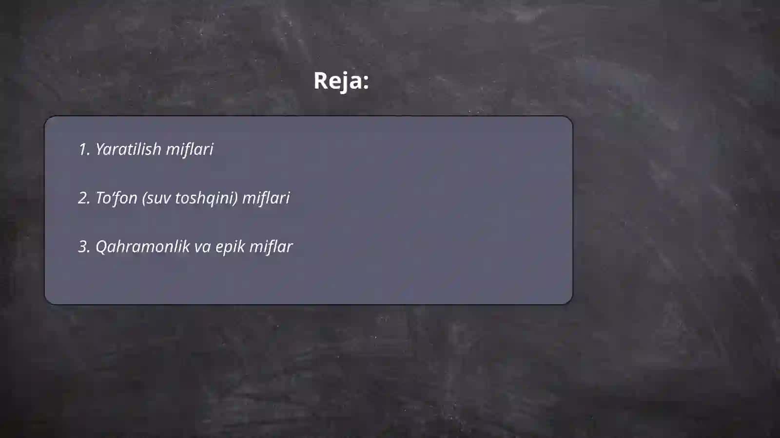 Yaratilish miflari 2