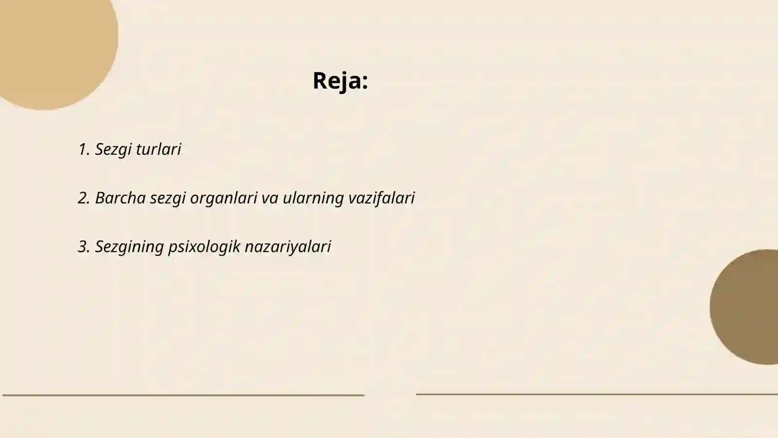 Kognitiv jarayonlar: Sezgi 2